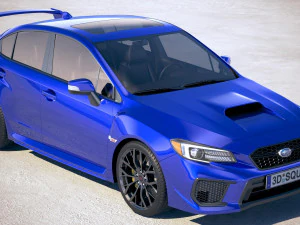 Subaru WRX STI 2018 3D Model