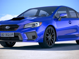 Subaru WRX STI 2018 Modello 3D