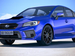 Subaru WRX STI 2018 3D Model