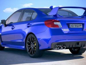 Subaru WRX STI 2018 3D Model