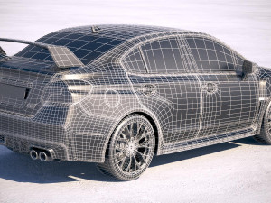 Subaru WRX STI 2018 Modello 3D