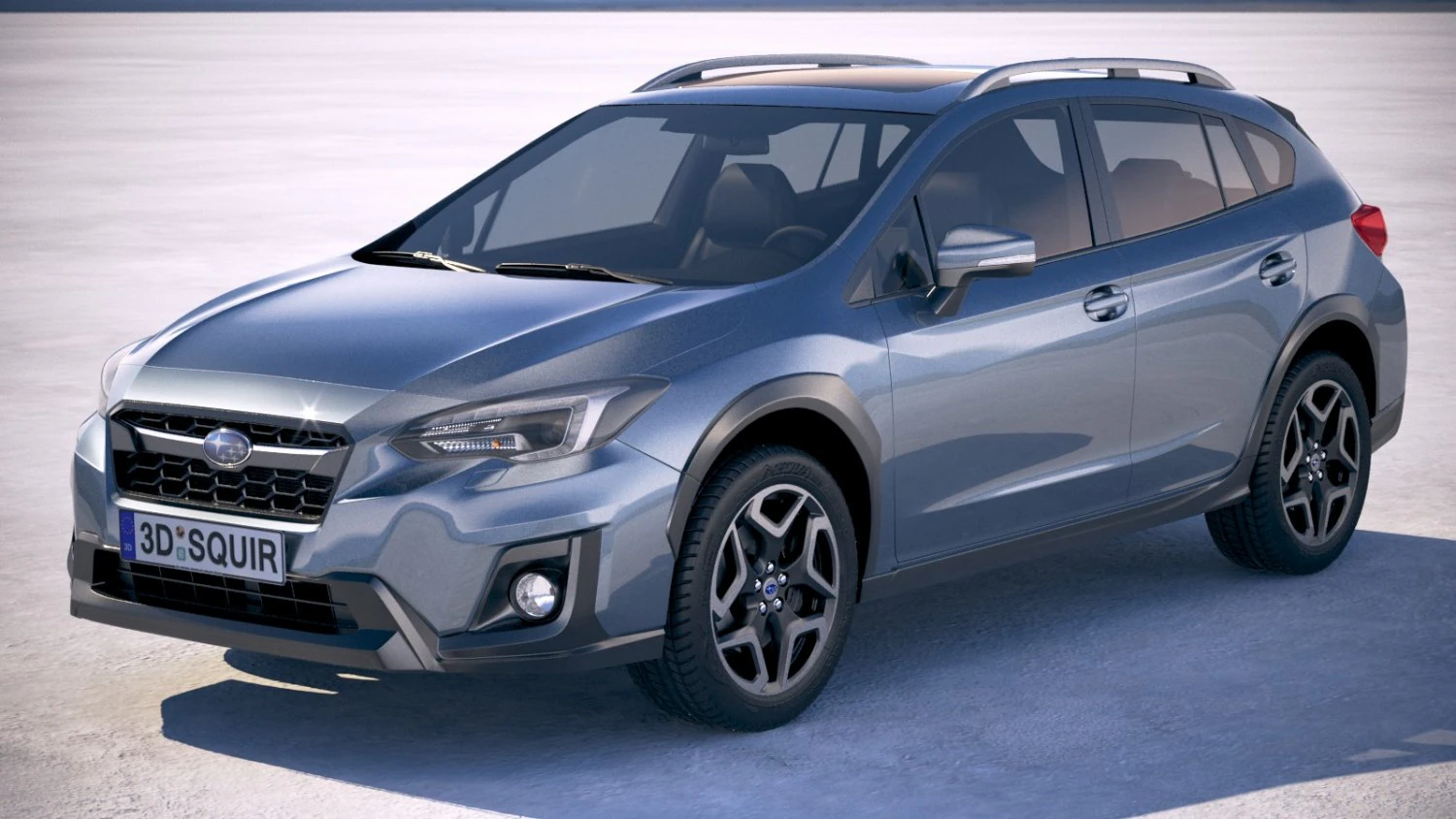 Subaru XV 2018 3D Model .c4d .max .obj .3ds .fbx .stl .blend 