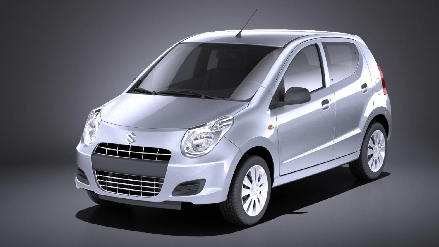 Suzuki Alto GL 2009-2015 vray 3D Model .c4d .max .obj .3ds .fbx .stl .blend 