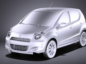 Suzuki Alto GL 2009-2015 vray 3D Model