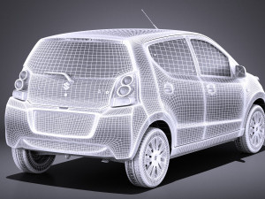 Suzuki Alto GL 2009-2015 vray 3D Model