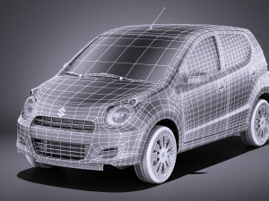 Suzuki Alto GL 2009-2015 vray 3D Model