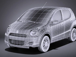 Suzuki Alto GL 2009-2015 vray 3D Model
