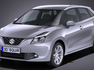 suzuki baleno 2016 3D Model