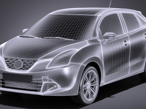 Suzuki Baleno 2016 Modello 3D