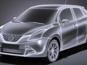 Suzuki Baleno 2016 3D Model