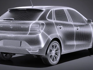 Suzuki Baleno 2016 3D Model