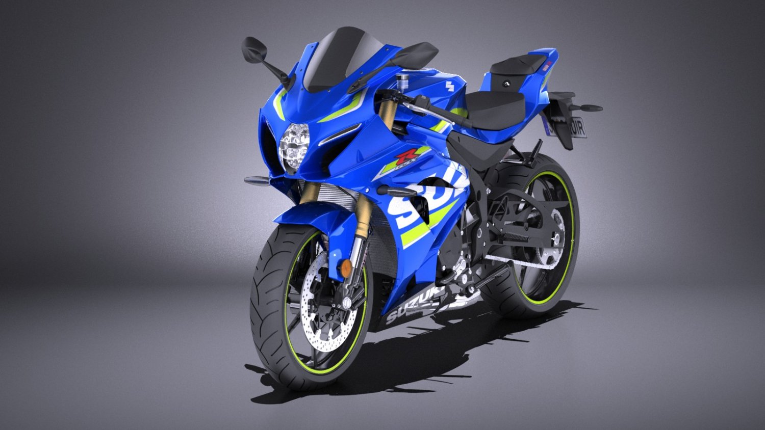 suzuki gsx-r1000 2017 vray 3D Model in Motorcycle 3DExport
