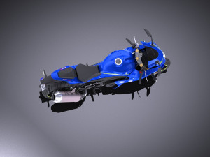 Suzuki GSX-R1000 2017 vray 3D Model