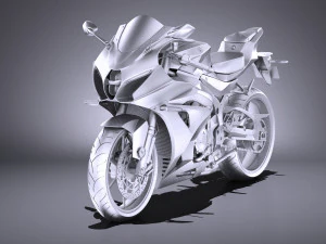 Suzuki GSX-R1000 2017 vray 3D Model