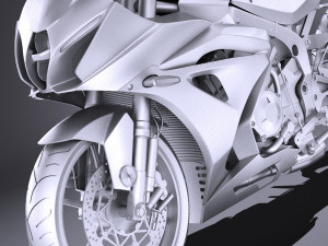 Suzuki GSX-R1000 2017 vray 3D Model