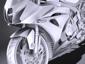 Suzuki GSX-R1000 2017 vray 3D Model