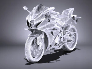 Suzuki GSX-R1000 2017 vray 3D Model