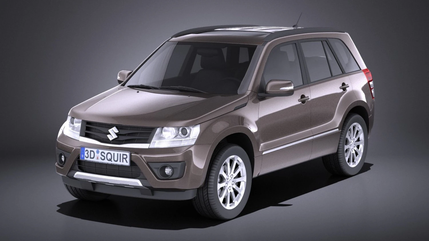 Suzuki Grand Vitara 5-door 2013 vray 3D Model .c4d .max .obj .3ds .fbx .stl .blend