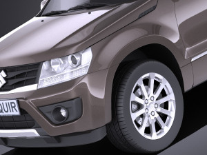 Suzuki Grand Vitara 5-door 2013 vray 3D Model