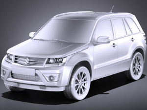 Suzuki Grand Vitara 5-door 2013 vray 3D Model