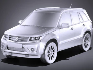 Suzuki Grand Vitara 5-door 2013 vray 3D Model