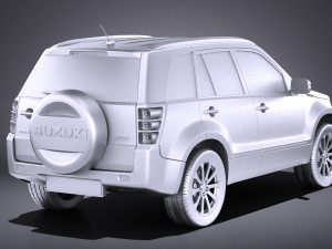 Suzuki Grand Vitara 5-door 2013 vray 3D Model