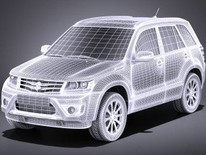 Suzuki Grand Vitara 5-door 2013 vray 3D Model