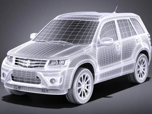 Suzuki Grand Vitara 5-door 2013 vray 3D Model