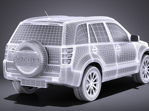 Suzuki Grand Vitara 5-door 2013 vray 3D Model
