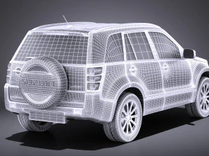 Suzuki Grand Vitara 5-door 2013 vray 3D Model