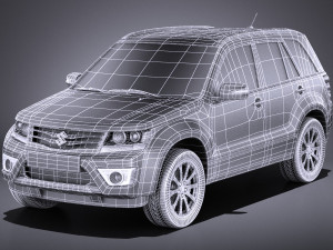Suzuki Grand Vitara 5-door 2013 vray 3D Model