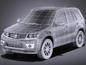 Suzuki Grand Vitara 5-door 2013 vray 3D Model
