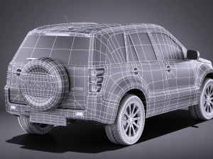 Suzuki Grand Vitara 5-door 2013 vray 3D Model