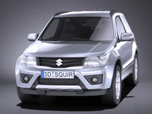 Suzuki Grand Vitara 3-door 2013 vray 3D Model