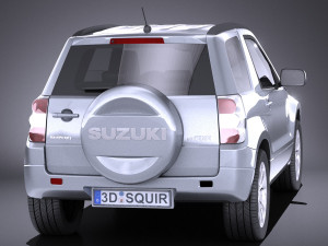 Suzuki Grand Vitara 3-door 2013 vray Model 3D