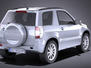 Suzuki Grand Vitara 3-door 2013 vray Model 3D