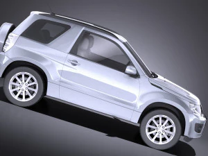 Suzuki Grand Vitara 3-door 2013 vray 3D Model