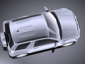 Suzuki Grand Vitara 3-door 2013 vray Model 3D