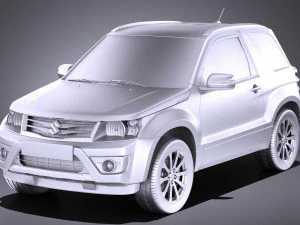 Suzuki Grand Vitara 3-door 2013 vray 3D Model