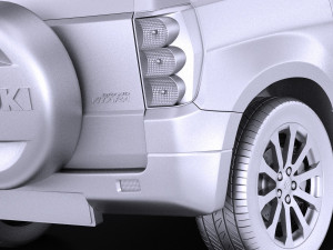 Suzuki Grand Vitara 3-door 2013 vray Model 3D