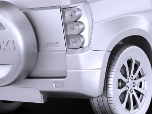 Suzuki Grand Vitara 3-door 2013 vray 3D Model