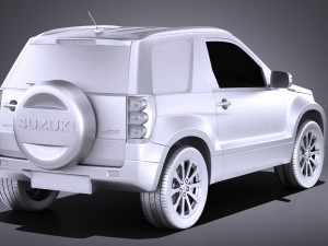Suzuki Grand Vitara 3-door 2013 vray Model 3D
