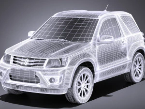 Suzuki Grand Vitara 3-door 2013 vray 3D Model