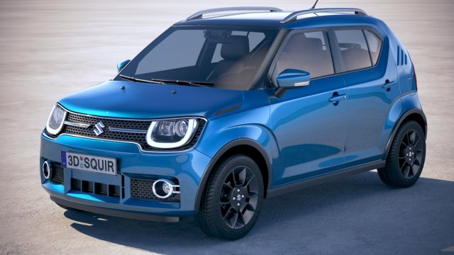 Suzuki Ignis 2017 Modelo 3D .c4d .max .obj .3ds .fbx .stl .blend
