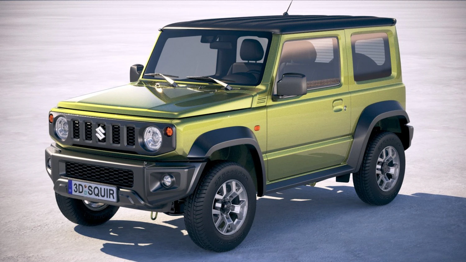 Suzuki Jimny 2018 3D Model .c4d .max .obj .3ds .fbx .stl .blend 