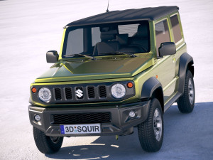 Suzuki Jimny 2018 3D Modell