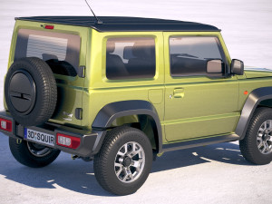 Suzuki Jimny 2018 3D Modell