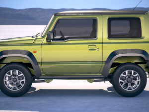 Suzuki Jimny 2018 3D Modell