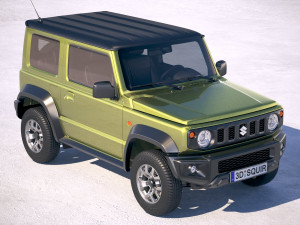 Suzuki Jimny 2018 3D Modell