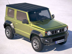 Suzuki Jimny 2018 3D Model